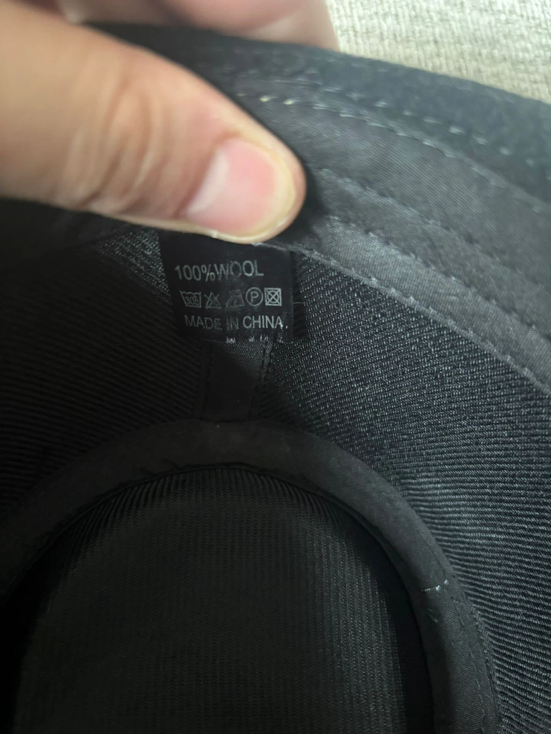 Black Wool Fedora Hat - photo 4