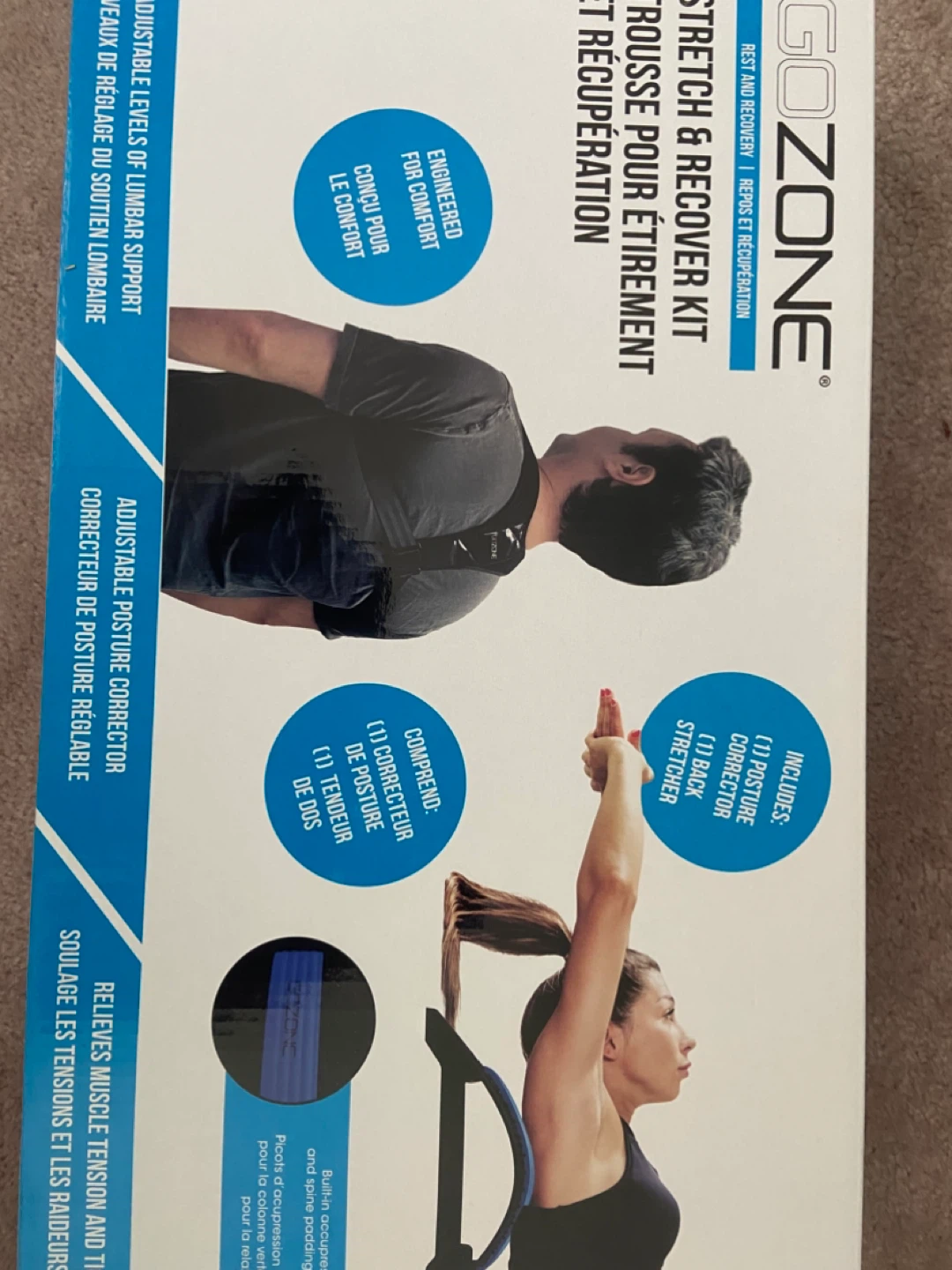 GoZone Stretch & Recover Kit with Posture Corrector