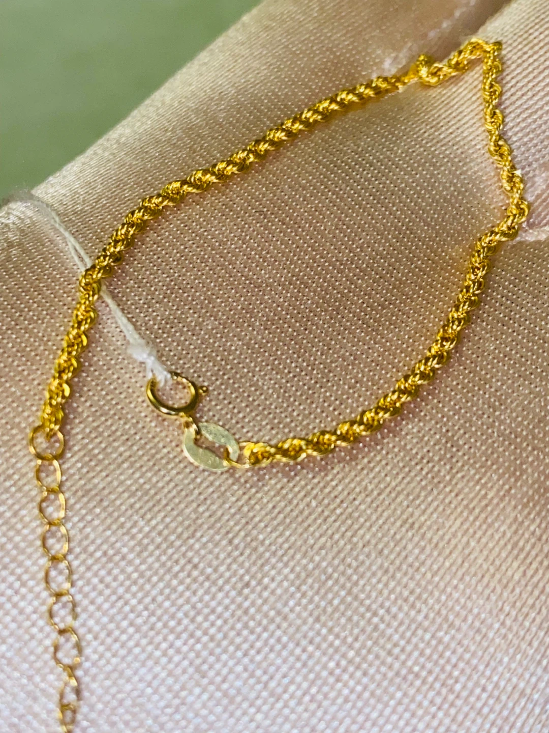 18K Gold Rope Chain bracelets - photo 4