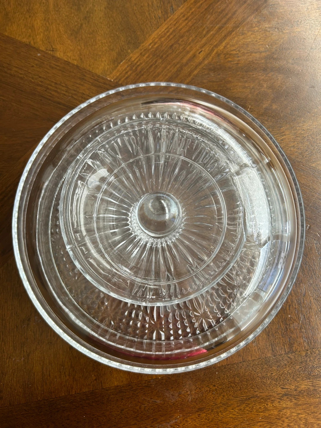 Glass Cake Stand with Dome Lid