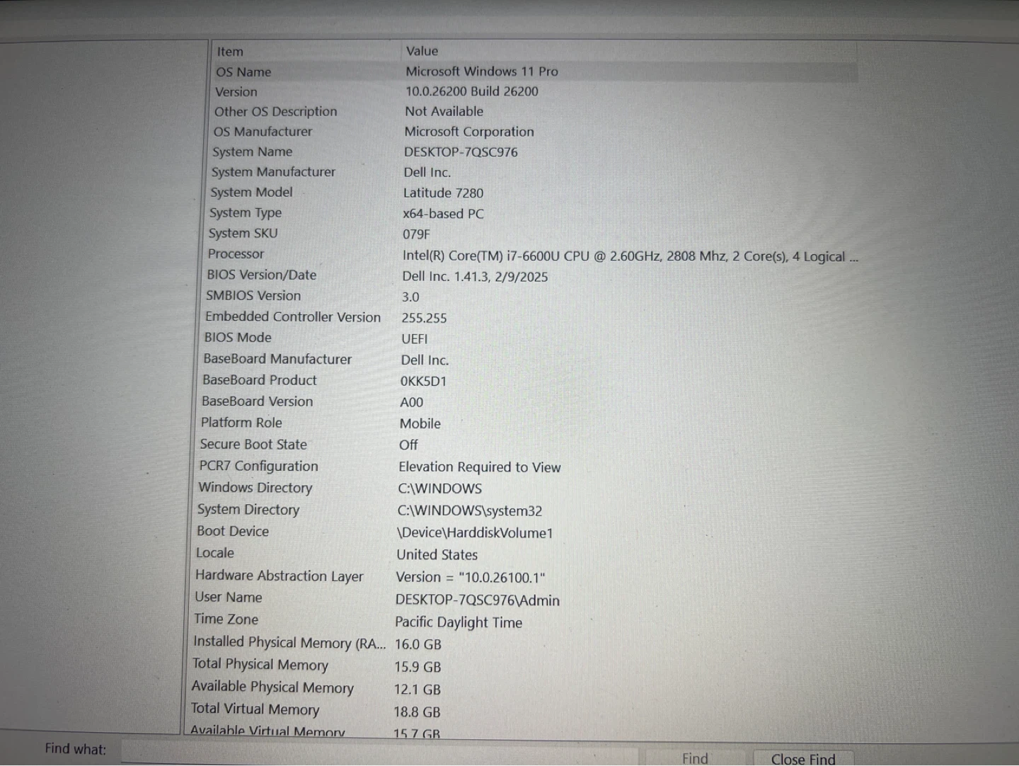 Dell Latitude 7280 12 inch i7 Laptop 16G RAM win11 - photo 5