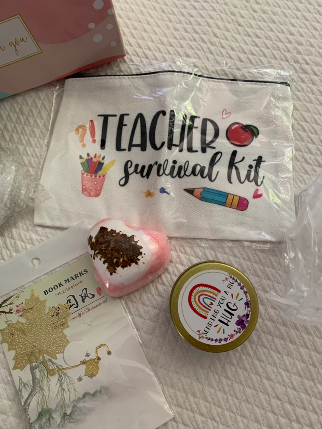 Teacher gift Set / Survival Kit Tumbler and Gift Set - photo 3