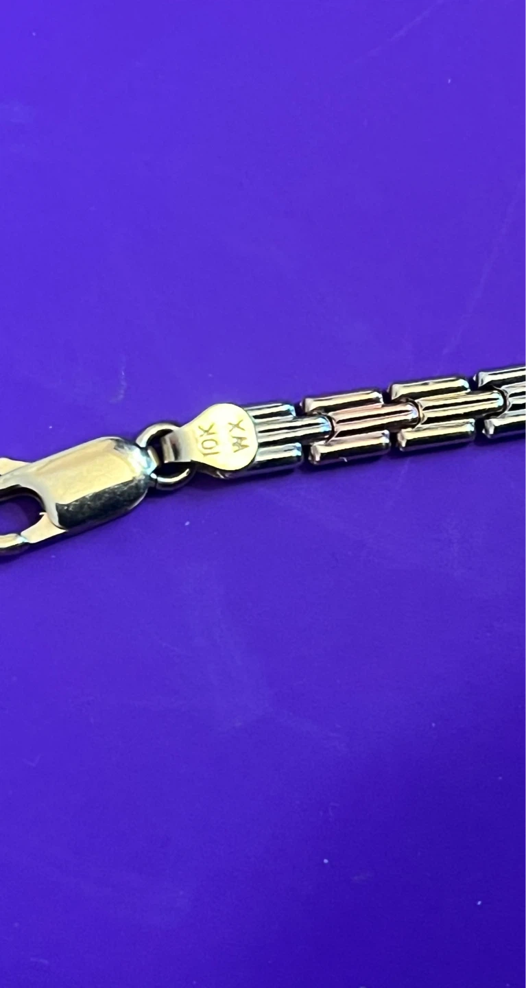 10K Gold ID Bracelet with 'Samantha' Engraving - photo 3