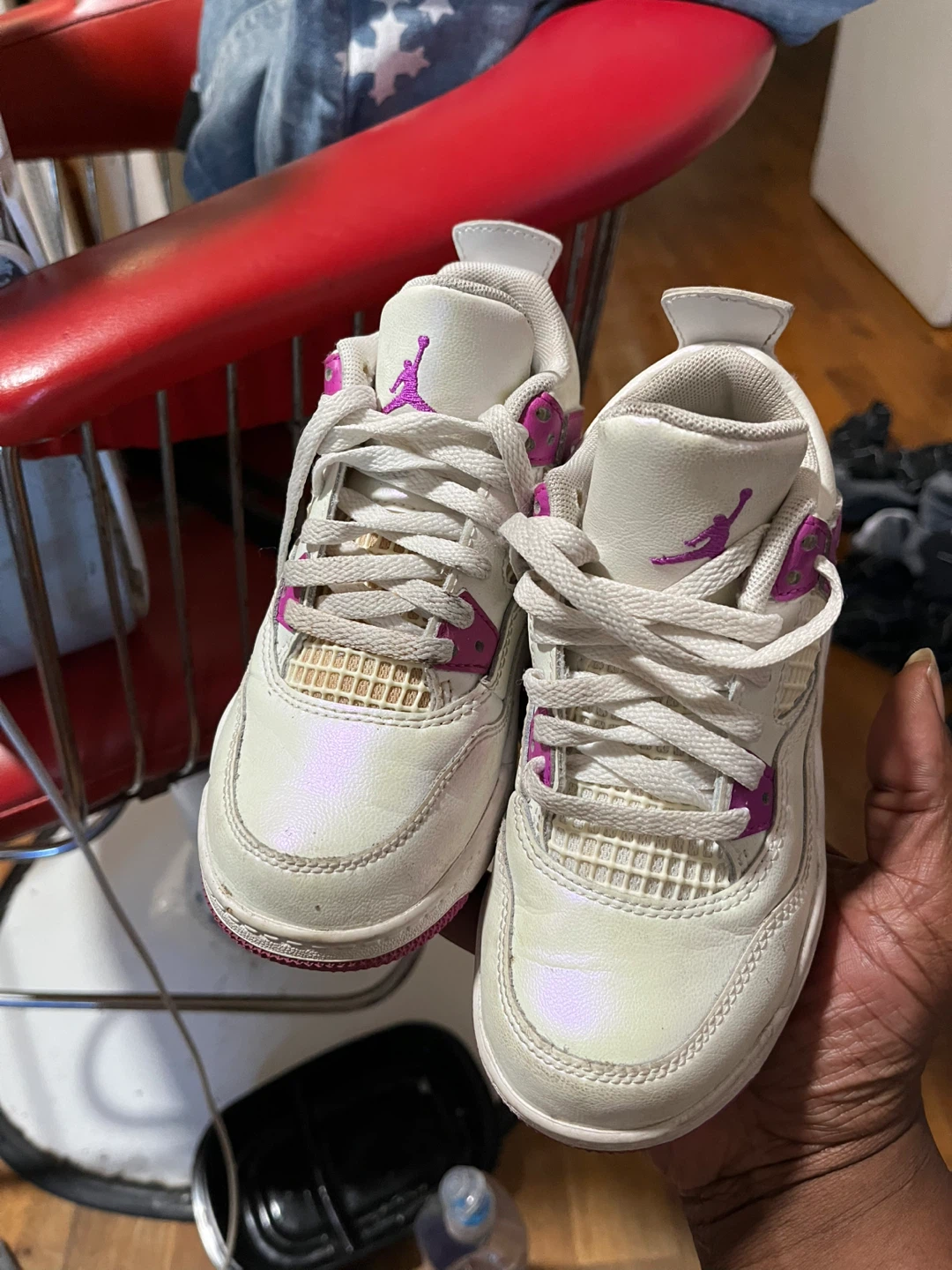 Nike Air Jordan 4 Toddler Shoes - photo 3