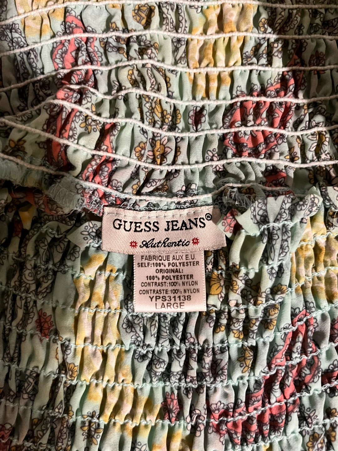 Guess Jeans Paisley Smocked Skirt - photo 2