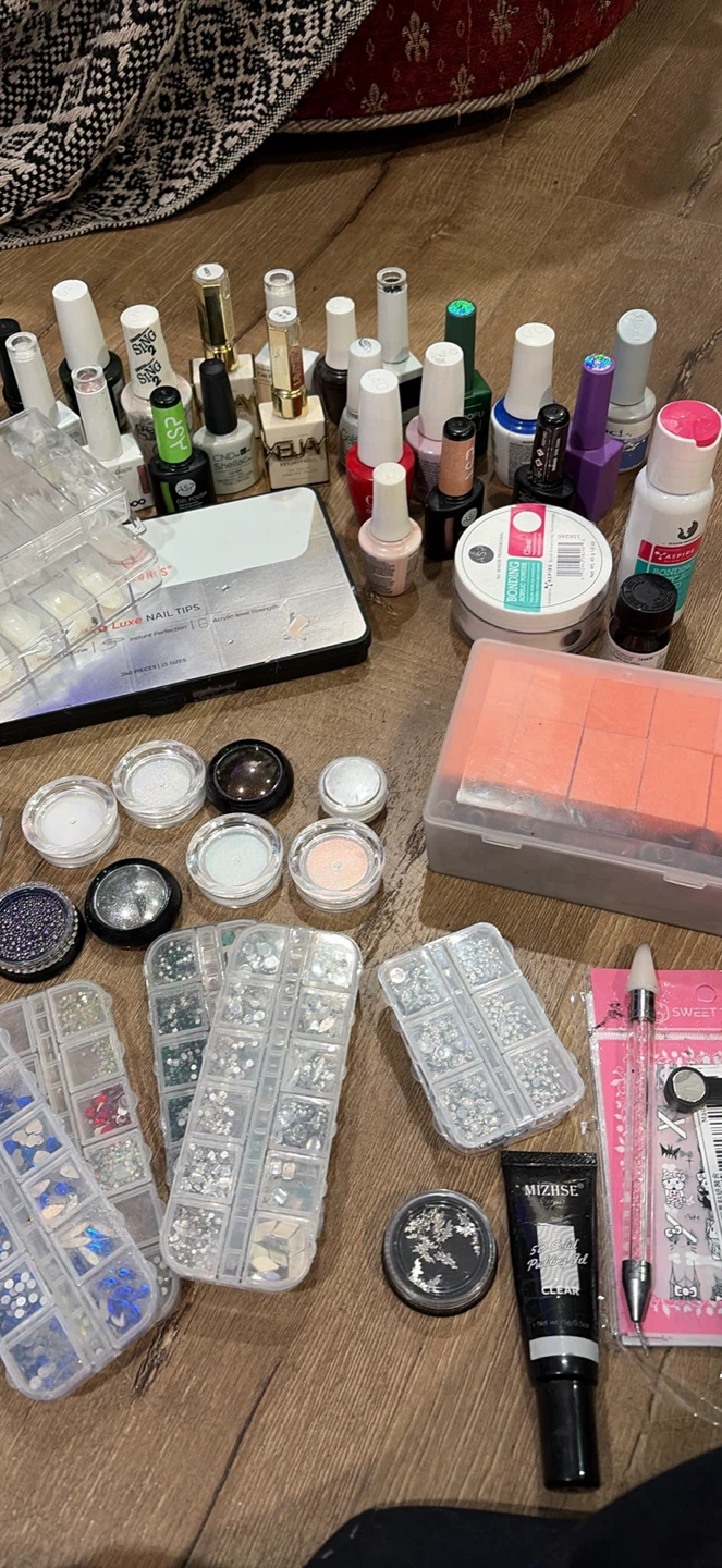 Assorted Nail Art Supplies and Polishes - photo 2