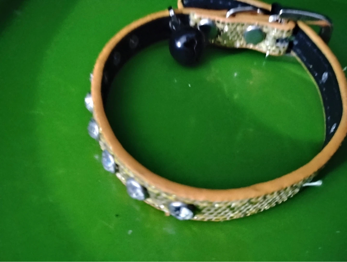 Sparkly Cat Collar with Bell ⚽️ - photo 5