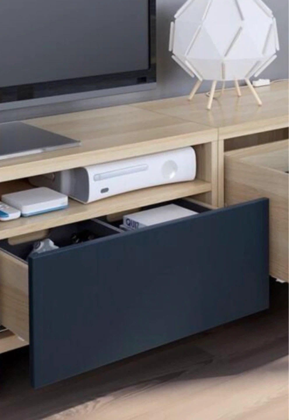 IKEA BESTA Drawer Front Dark Blue - 2 items