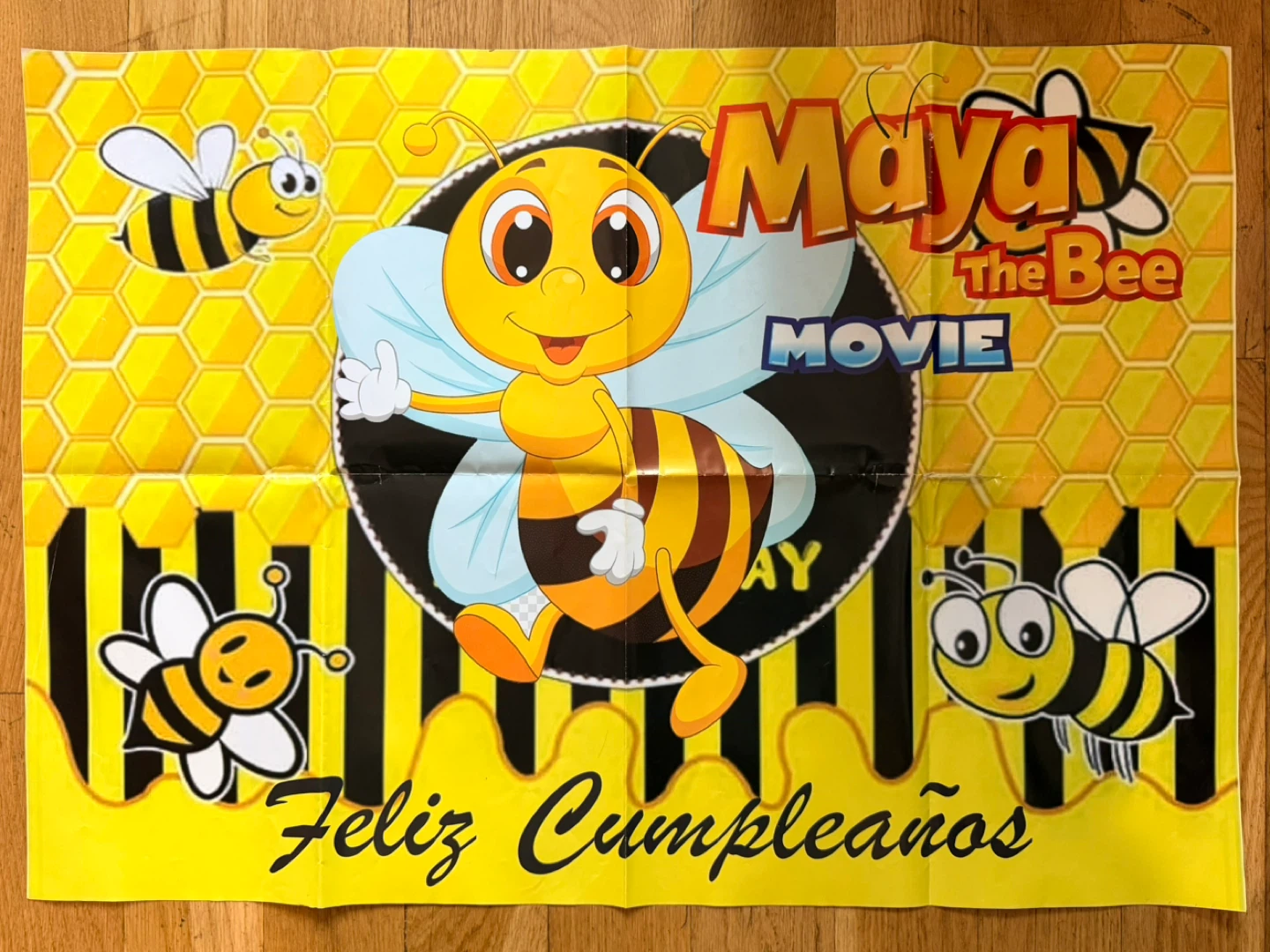 ⚽️Maya The Bee Movie Birthday Banner