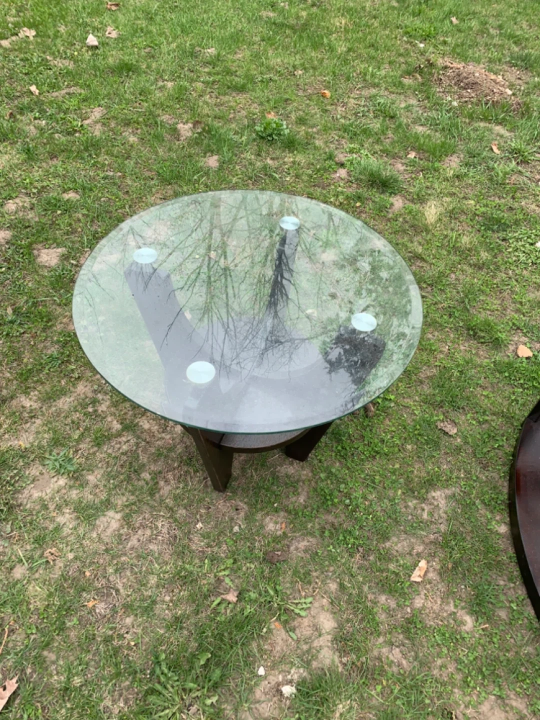 Set of 2 Coffee Tables - Glass Tops - photo 2