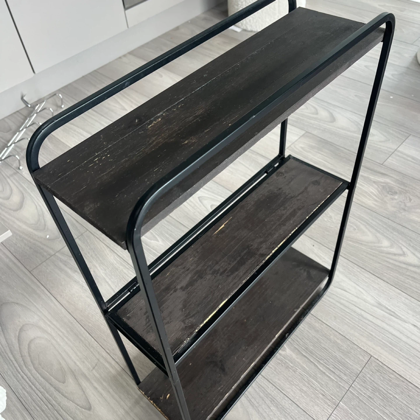 3-Tier Industrial Style Wall Shelf - photo 3
