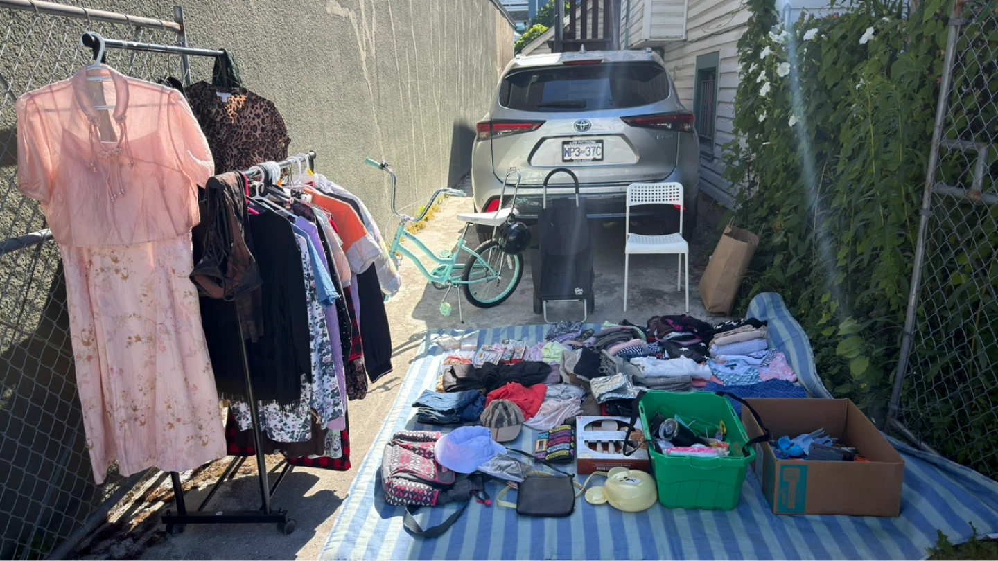 Garage sale 656 commercial drive