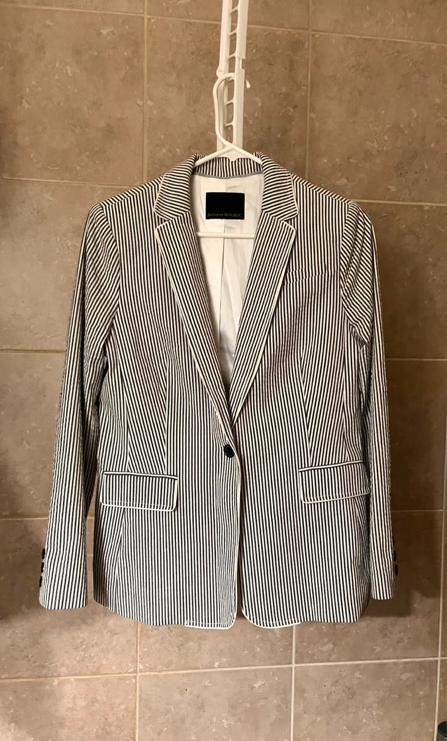 Banana Republic Striped Blazer