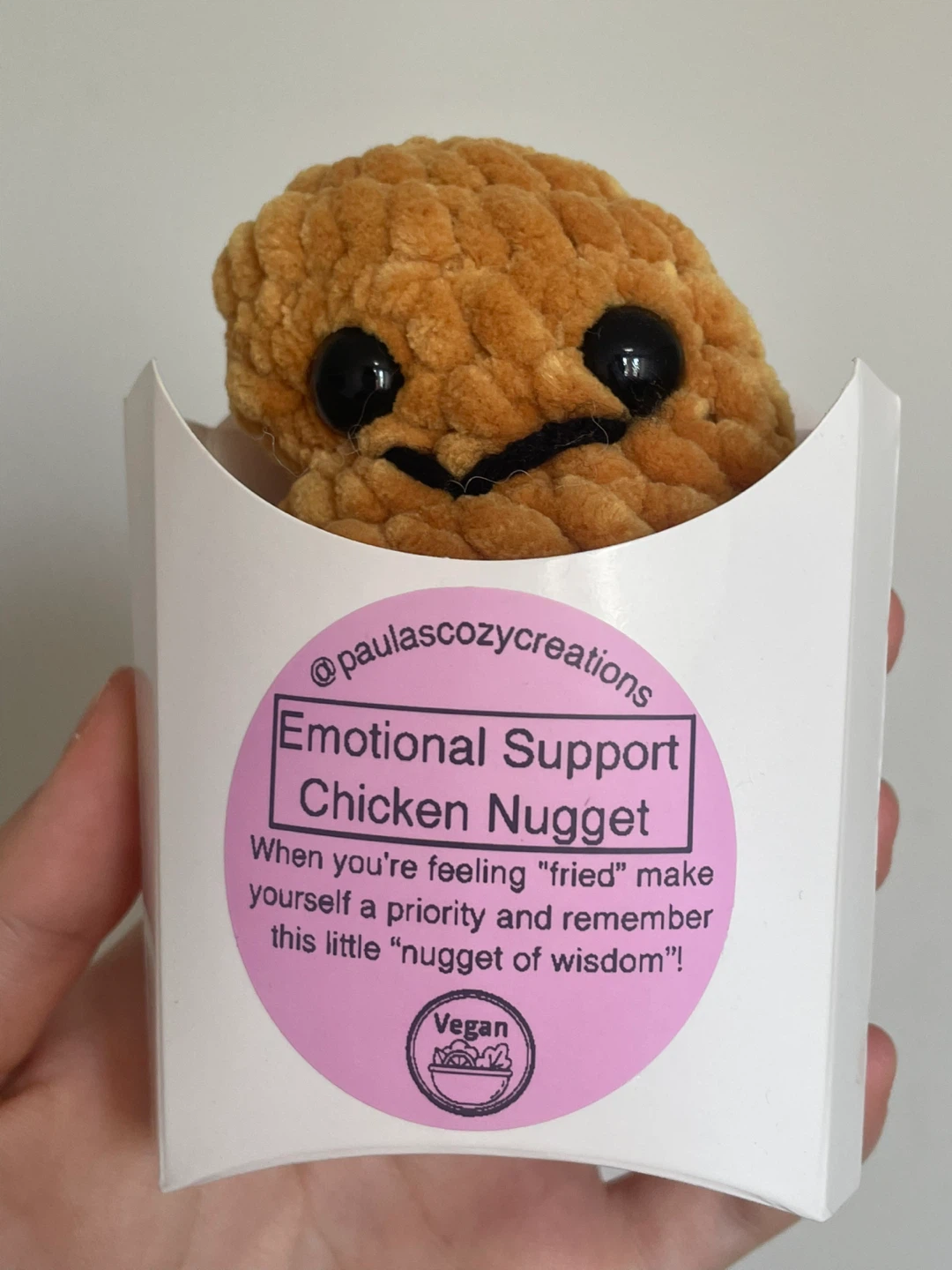 Emotional Support Chicken Nugget Plush