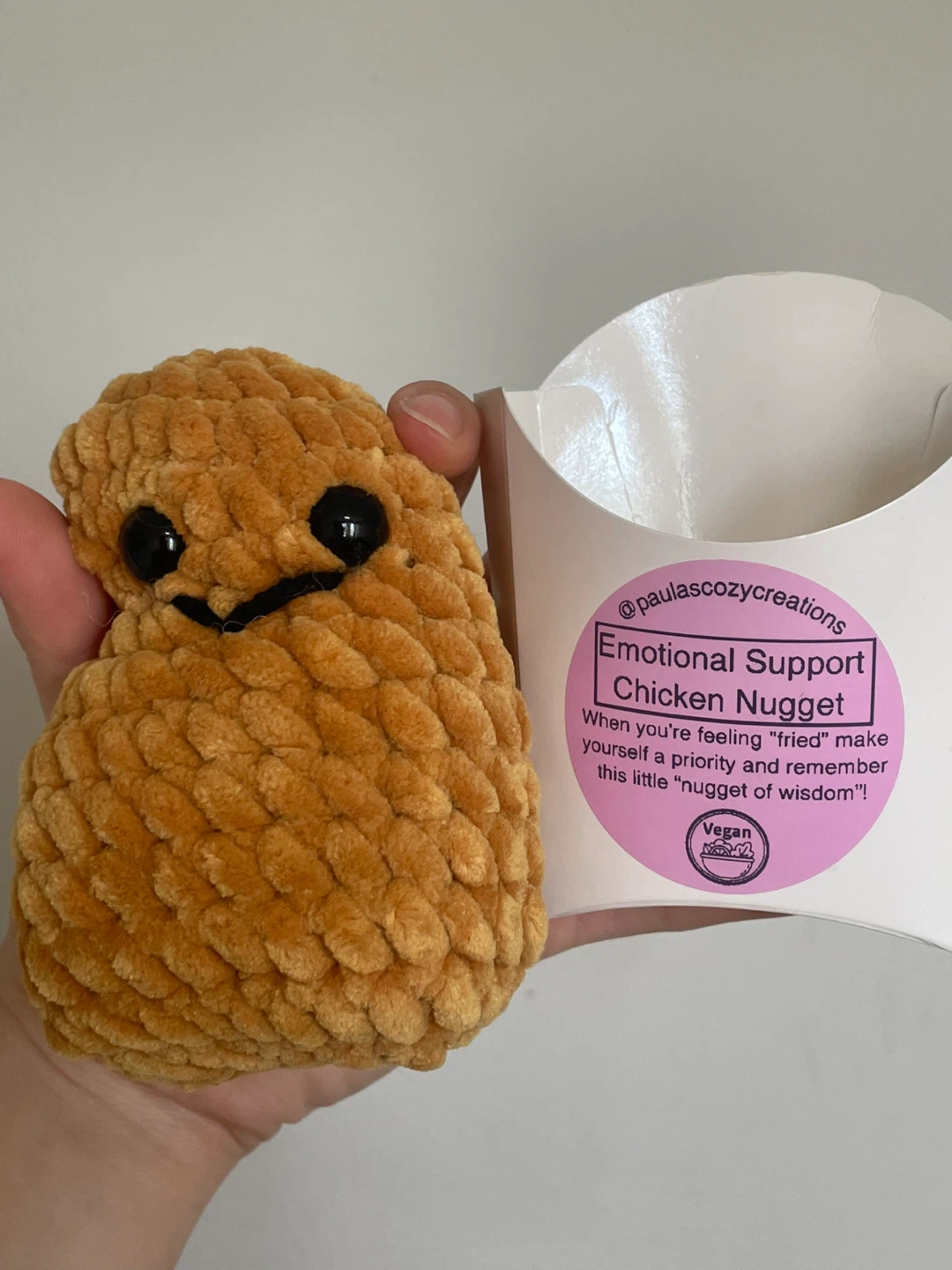Emotional Support Chicken Nugget Plush - photo 2