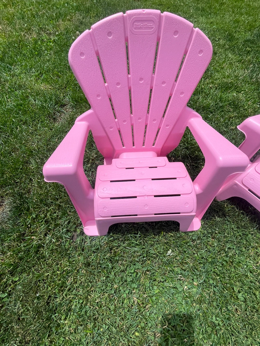 Little Tikes Pink Plastic Adirondack Chairs - Set of 2 - photo 2