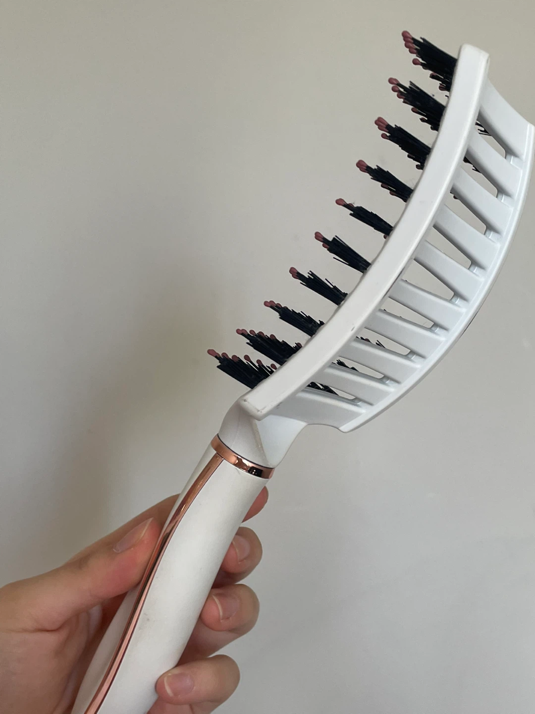 miniso White Detangling Hair Brush - photo 2