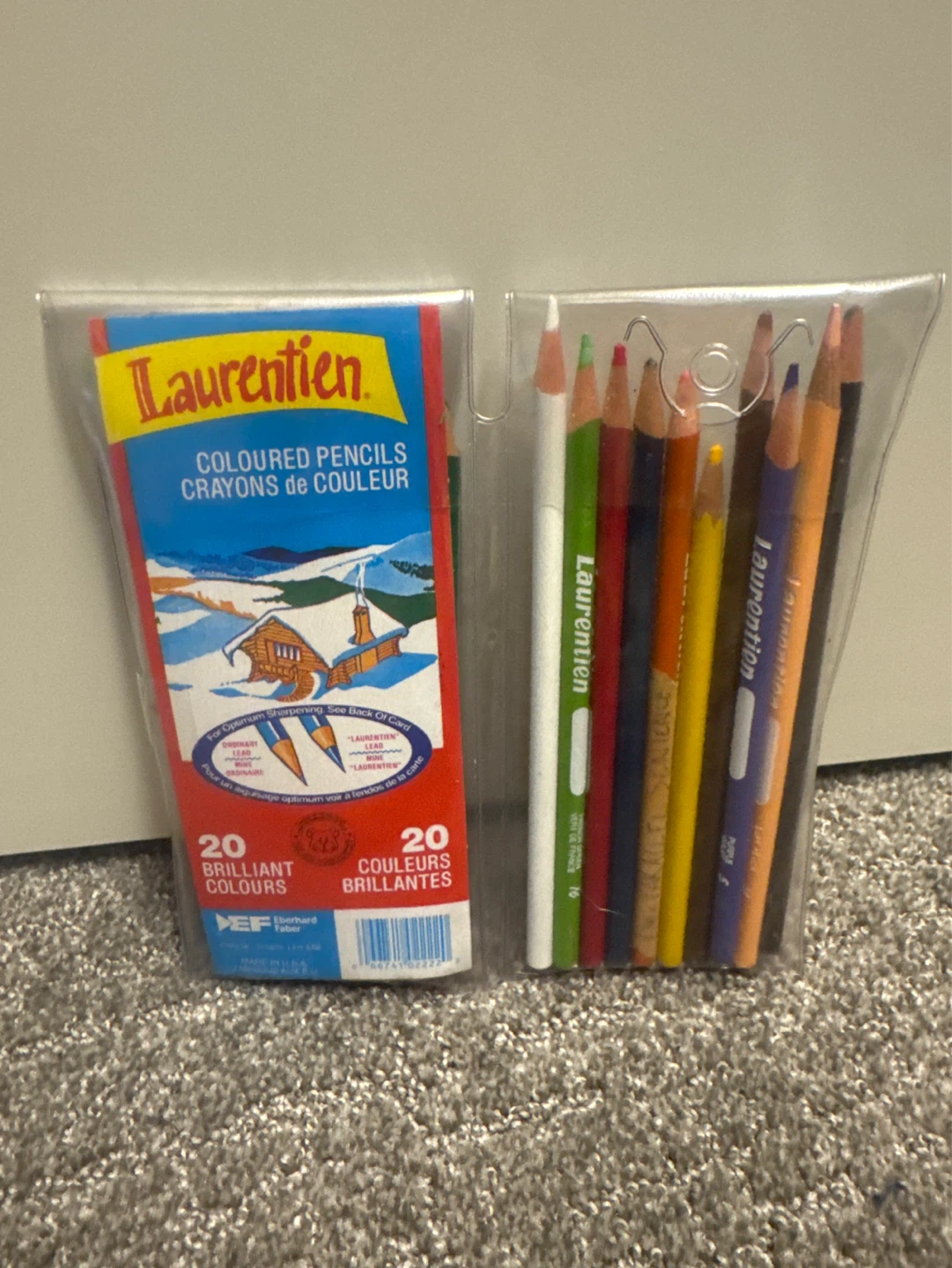 Laurentien VINTAGE Coloured Pencils - 20 Brilliant Colours