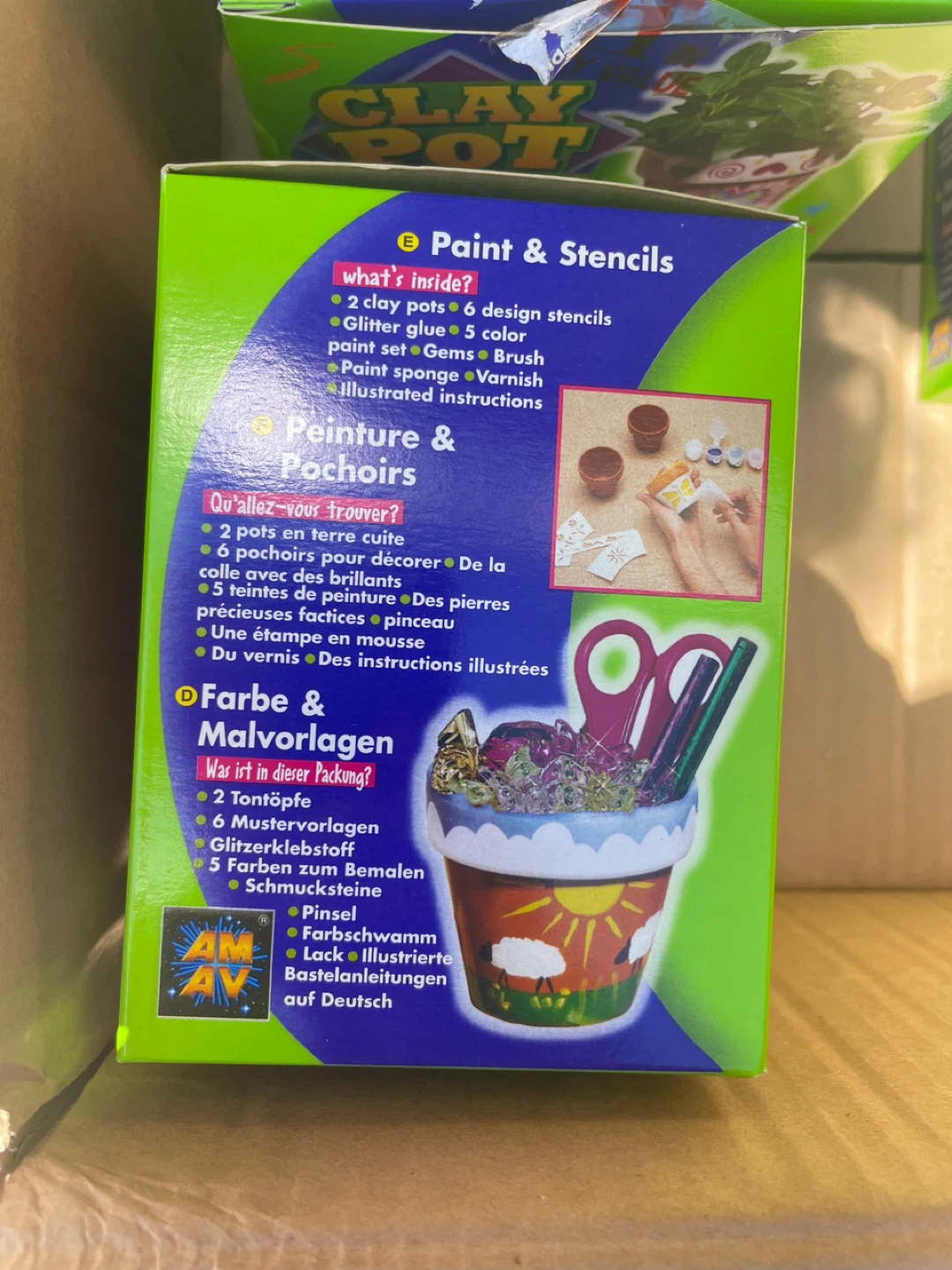 Clay Pot Creations Paint & Stencil Kit - photo 2
