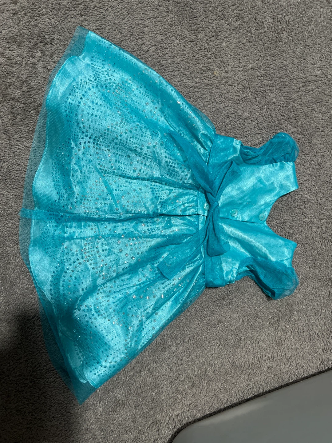 Girls' Blue Sparkle Dress - photo 2