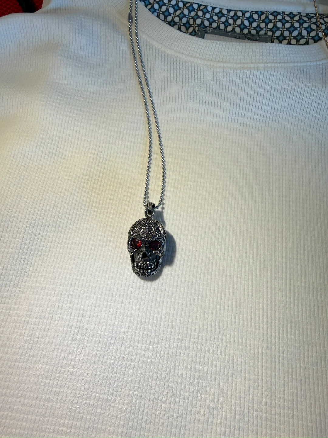 Gothic Skull Pendant Necklace - photo 5