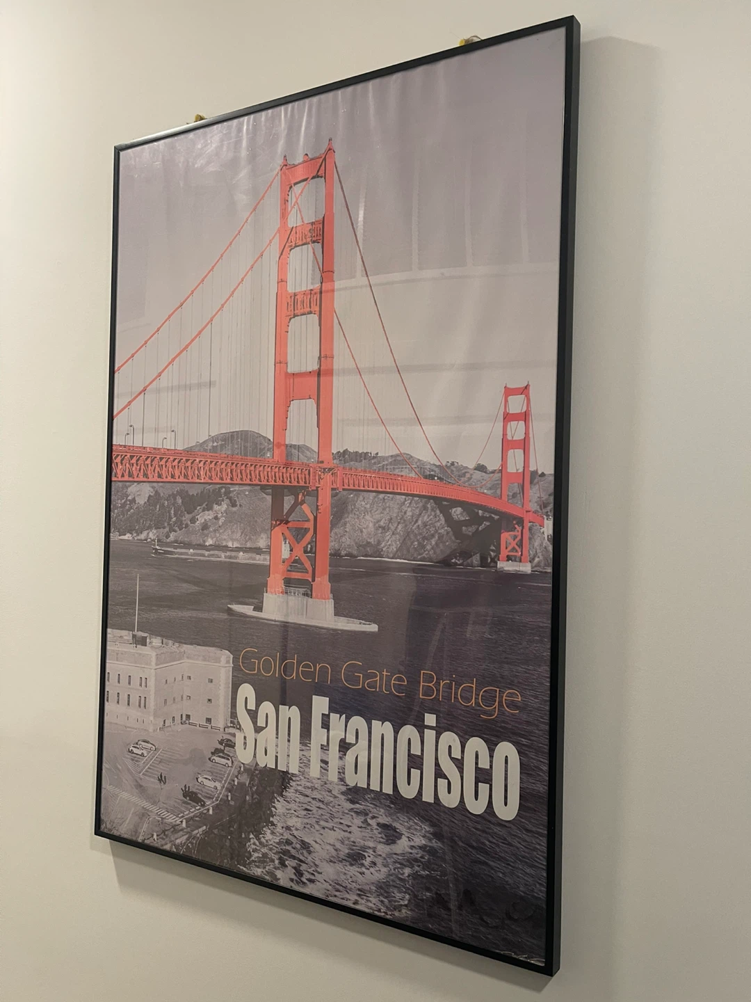 Framed Golden Gate Bridge San Francisco Poster