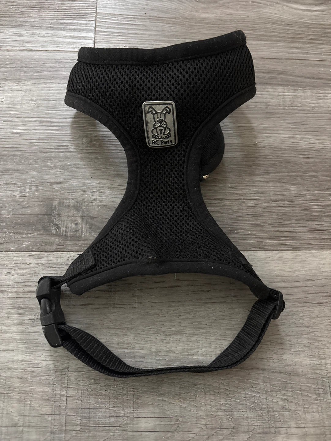 RC Pets Black Mesh Dog Harness Size S/P