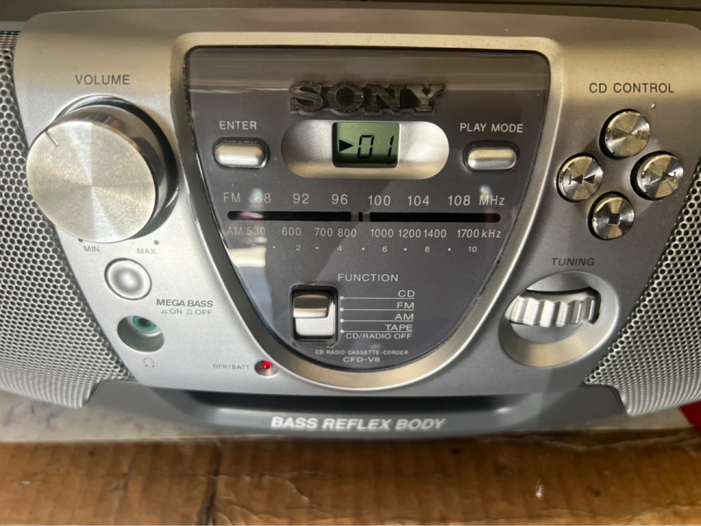 Sony Boombox CD Player Cassette Recorder Radio - photo 2