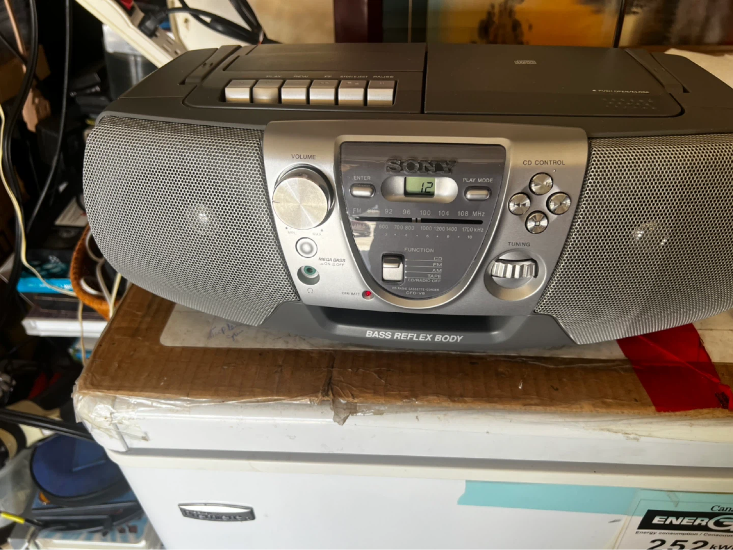 Sony Boombox CD Player Cassette Recorder Radio