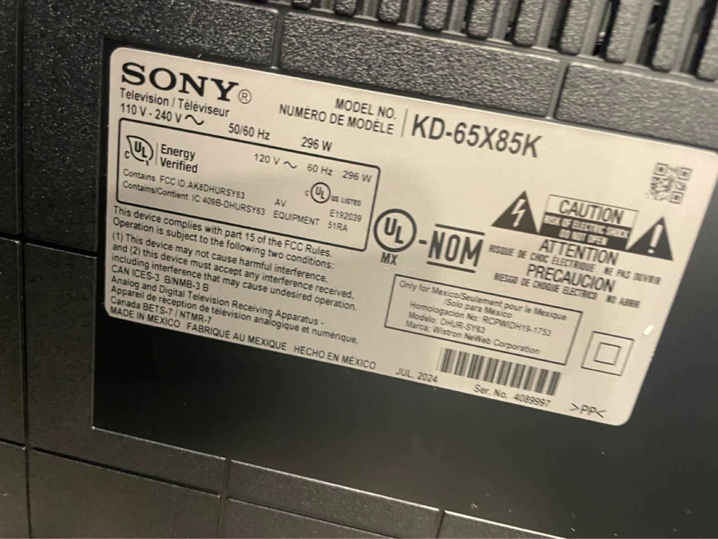 Sony KD-65X85K 65-inch 4K Smart TV - photo 4