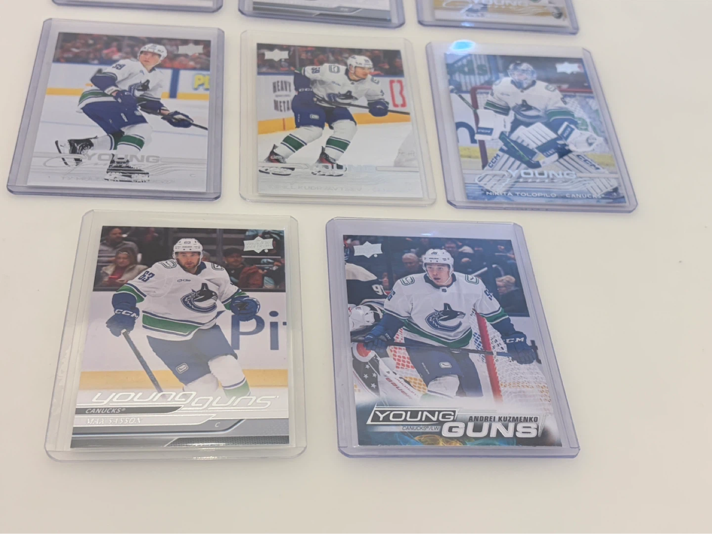 Vancouver Canucks Young Guns Rookie Cards - photo 3