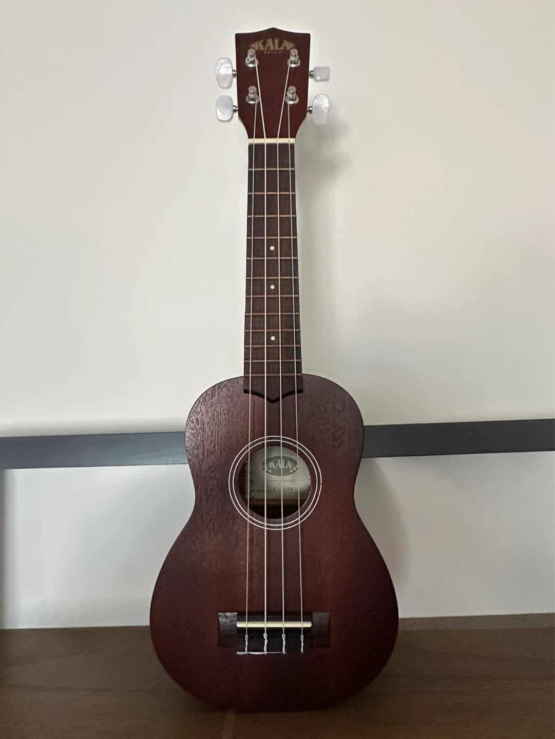 Kala KA-15S Satin Mahogany Soprano Ukulele with Case