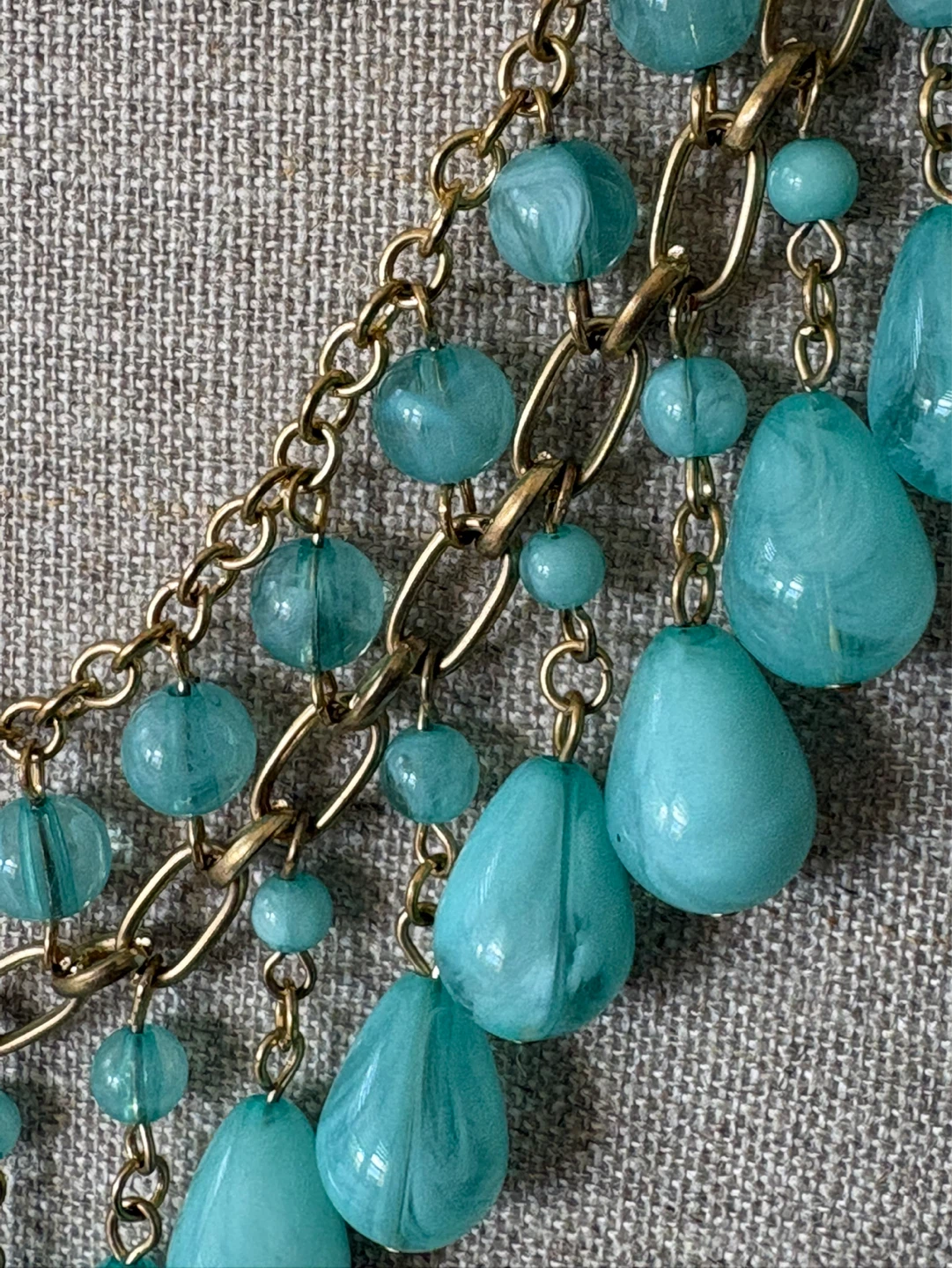 Chaps blue Turquoise Layered Beaded Necklace - photo 2