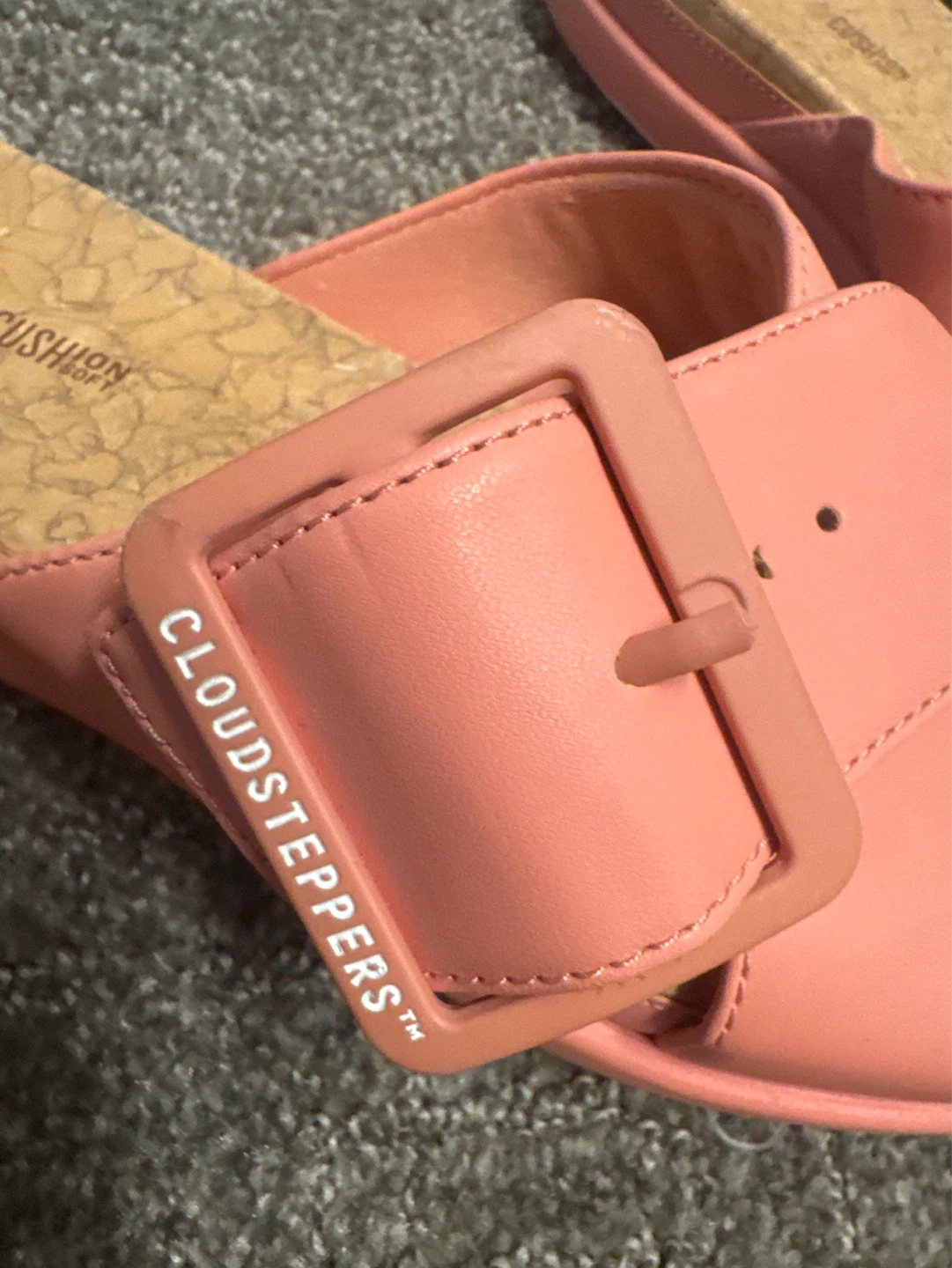 Clarks Cloudsteppers Pink Slide Sandals - photo 5