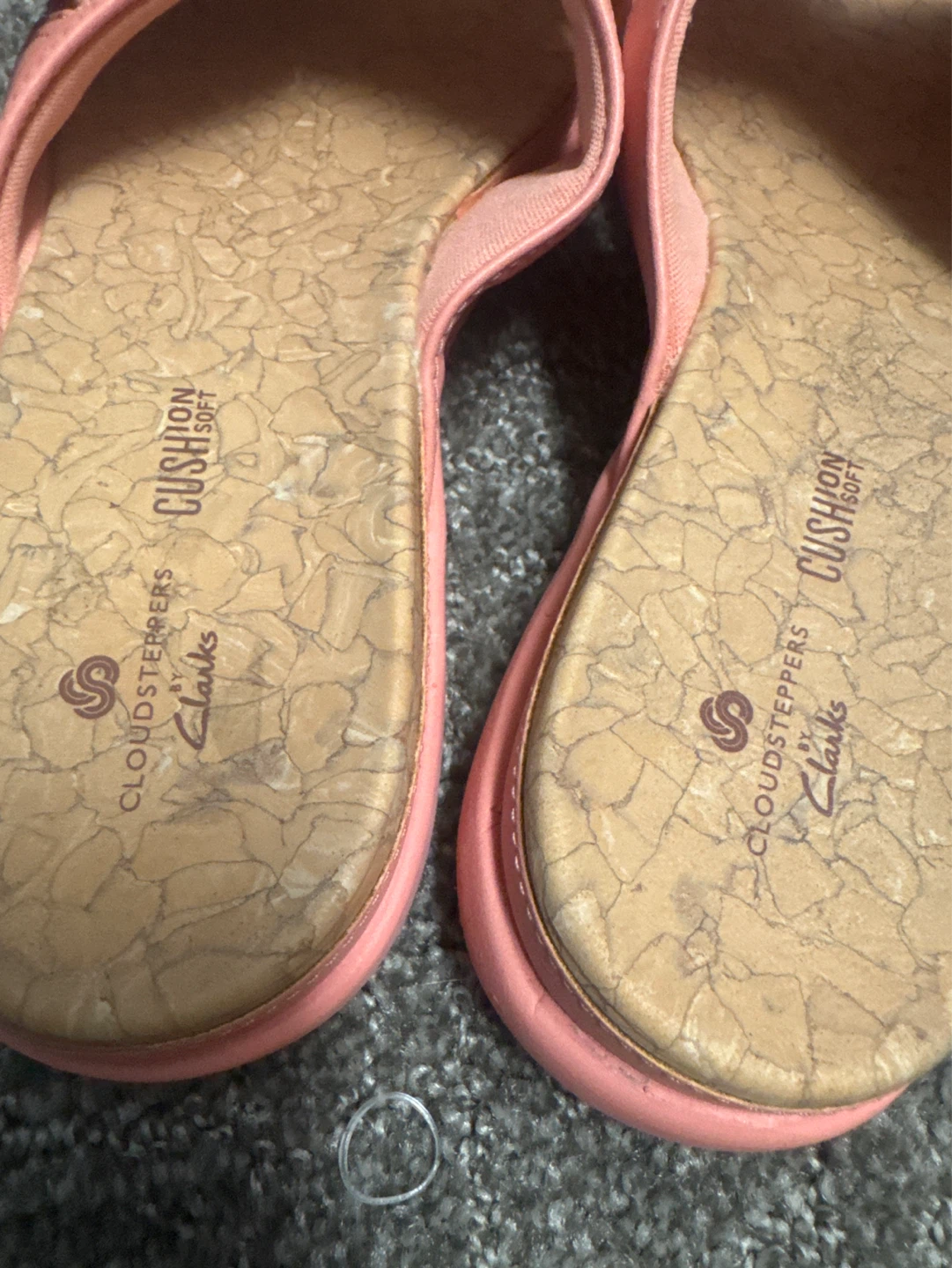Clarks Cloudsteppers Pink Slide ⚽️ Sandals - photo 3
