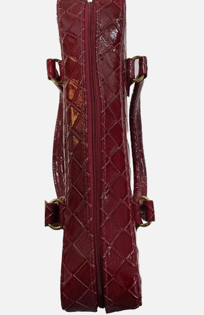 Estée Lauder limited edition vintage wine red faux leather 1990s - photo 3
