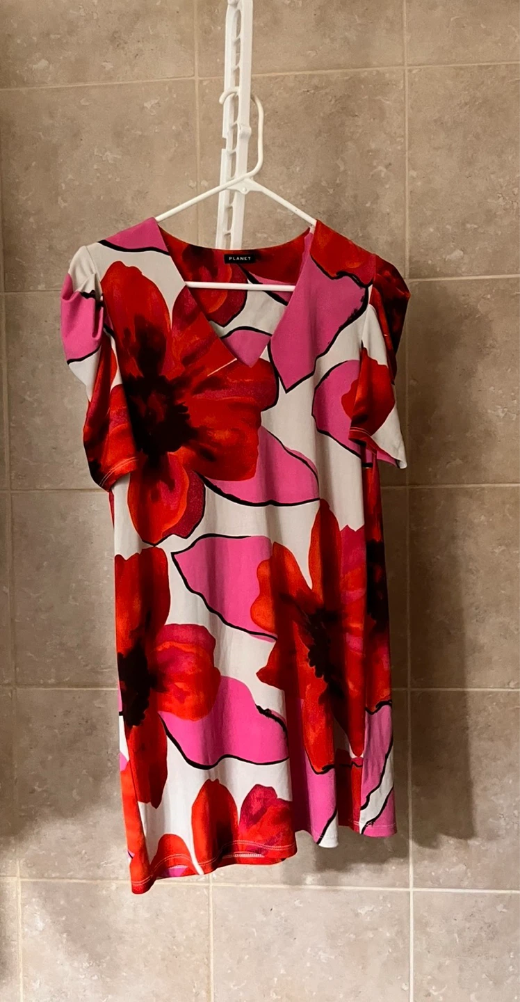 PLANET Stretchy Floral Dress