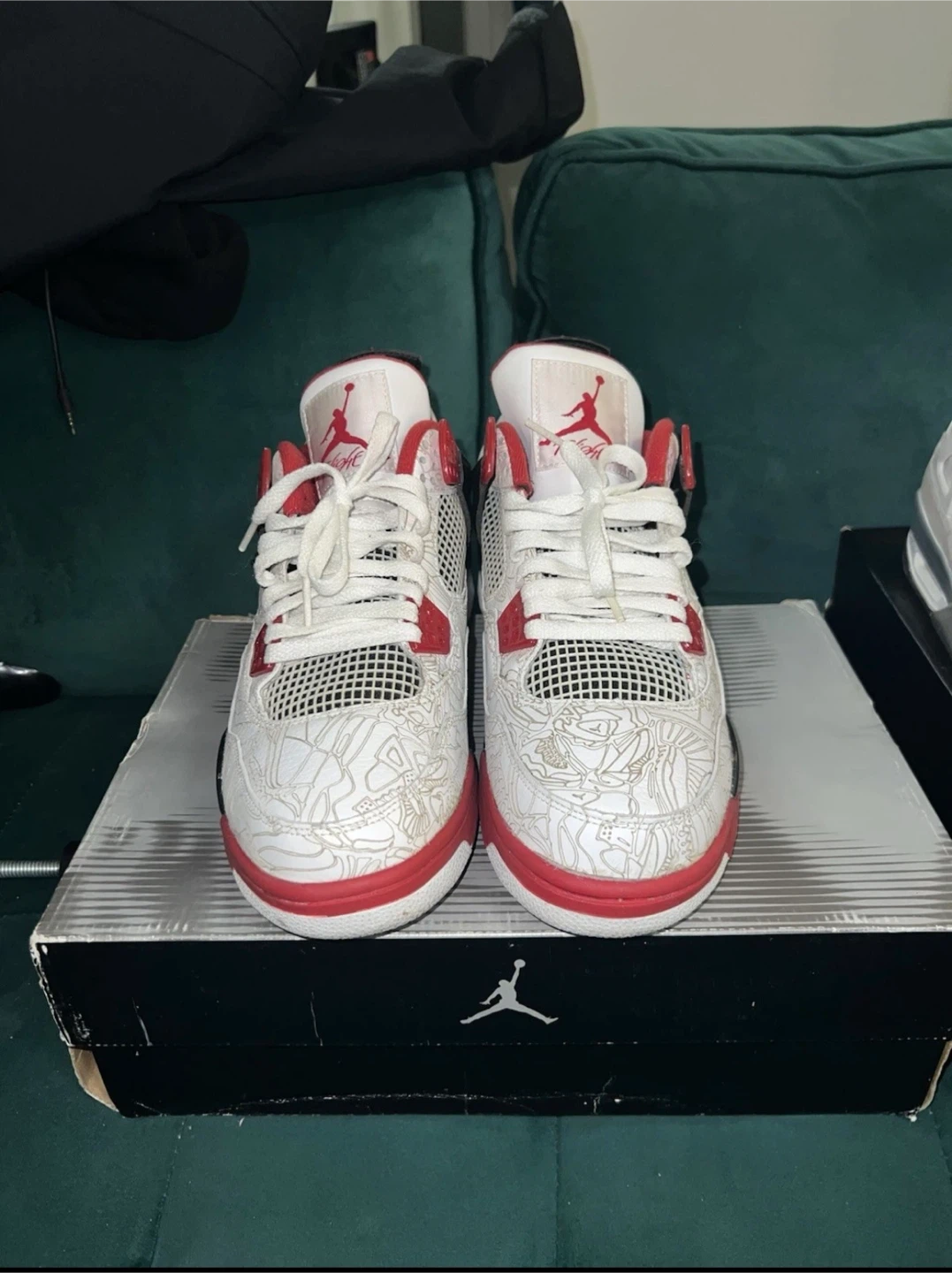 2005 Jordan 4 laser SOLEswapped