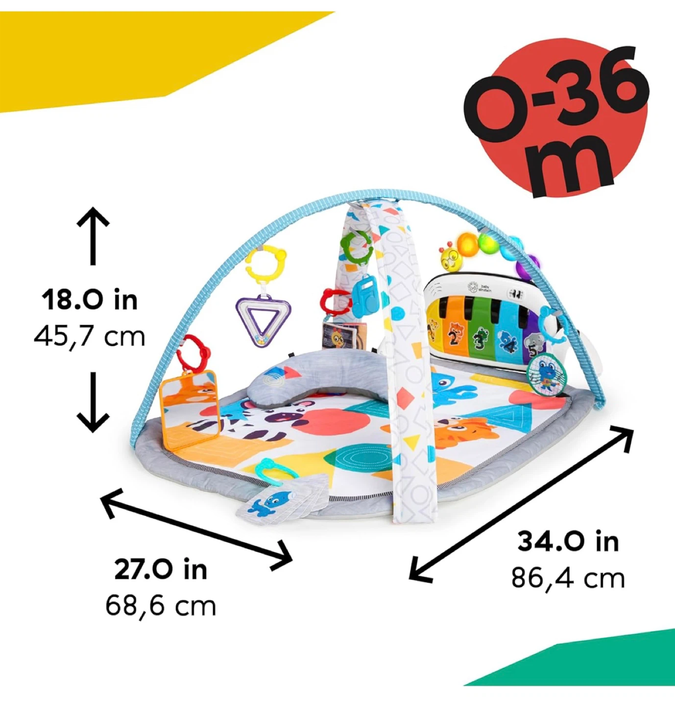 Baby Einstein Play Mat with Piano - photo 2