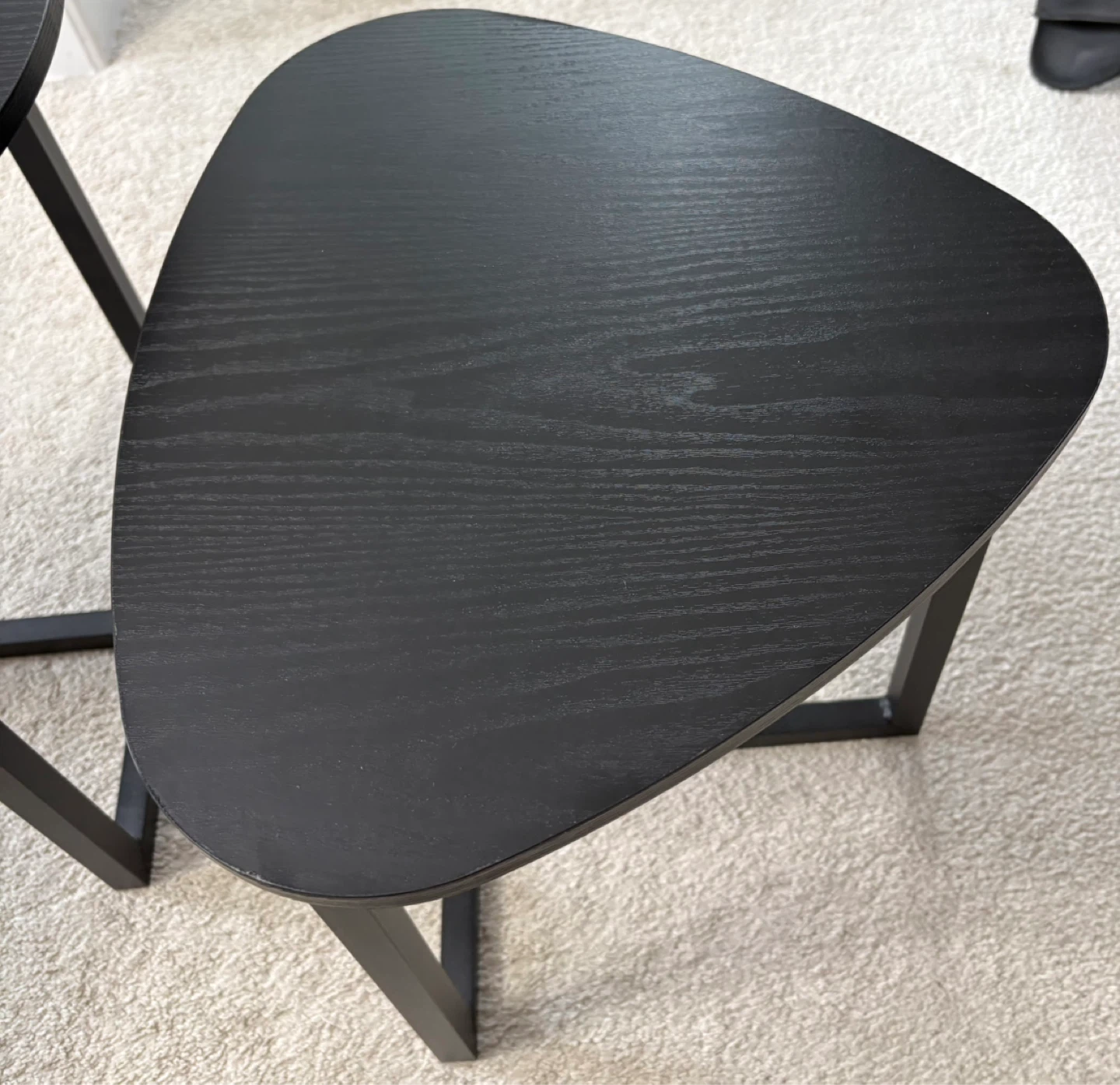 Brand New CJ-933 Black Nesting Tables Set of 2 - photo 3