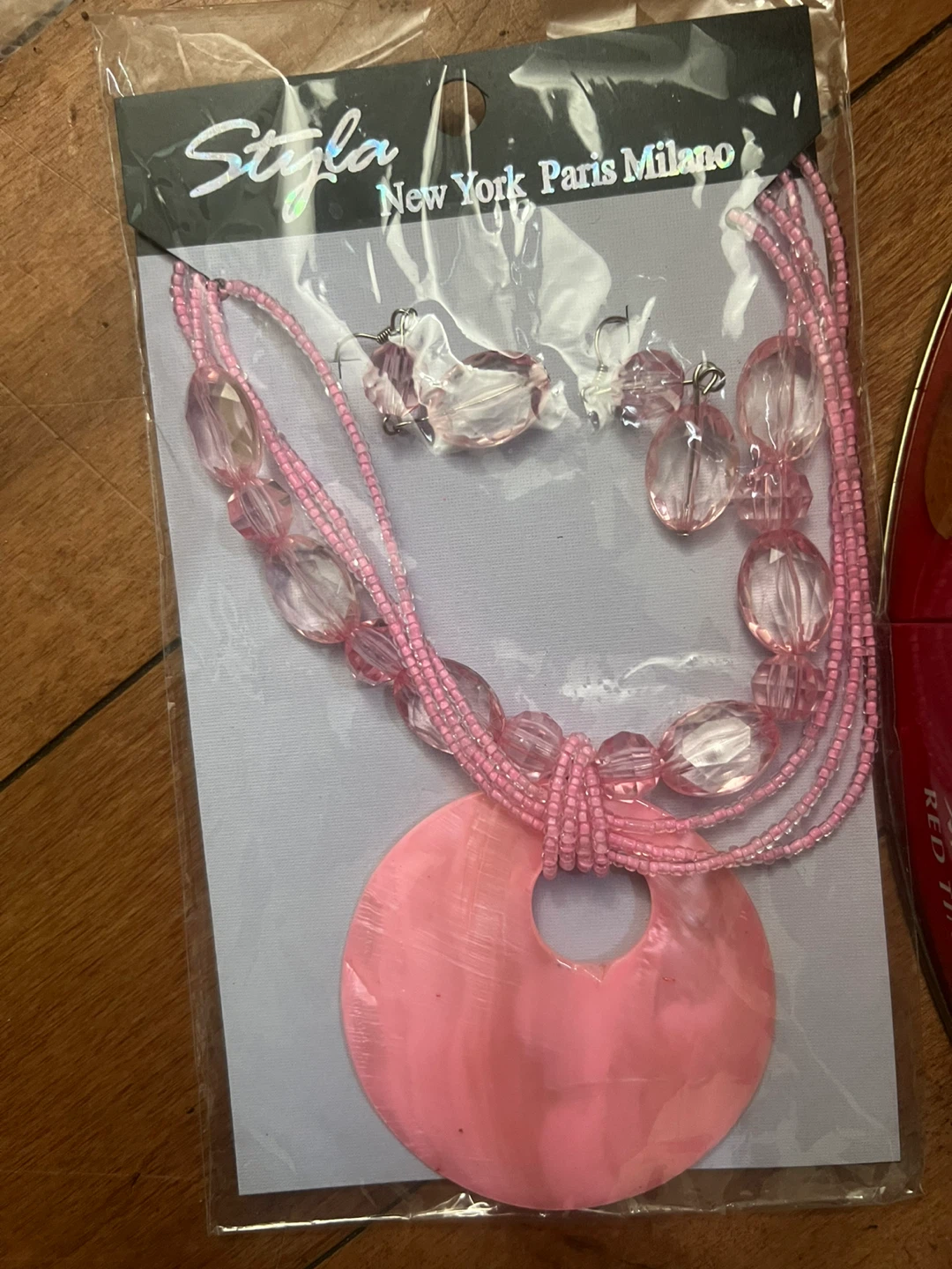 Stylola New York Paris Milano Necklace and Earrings Set