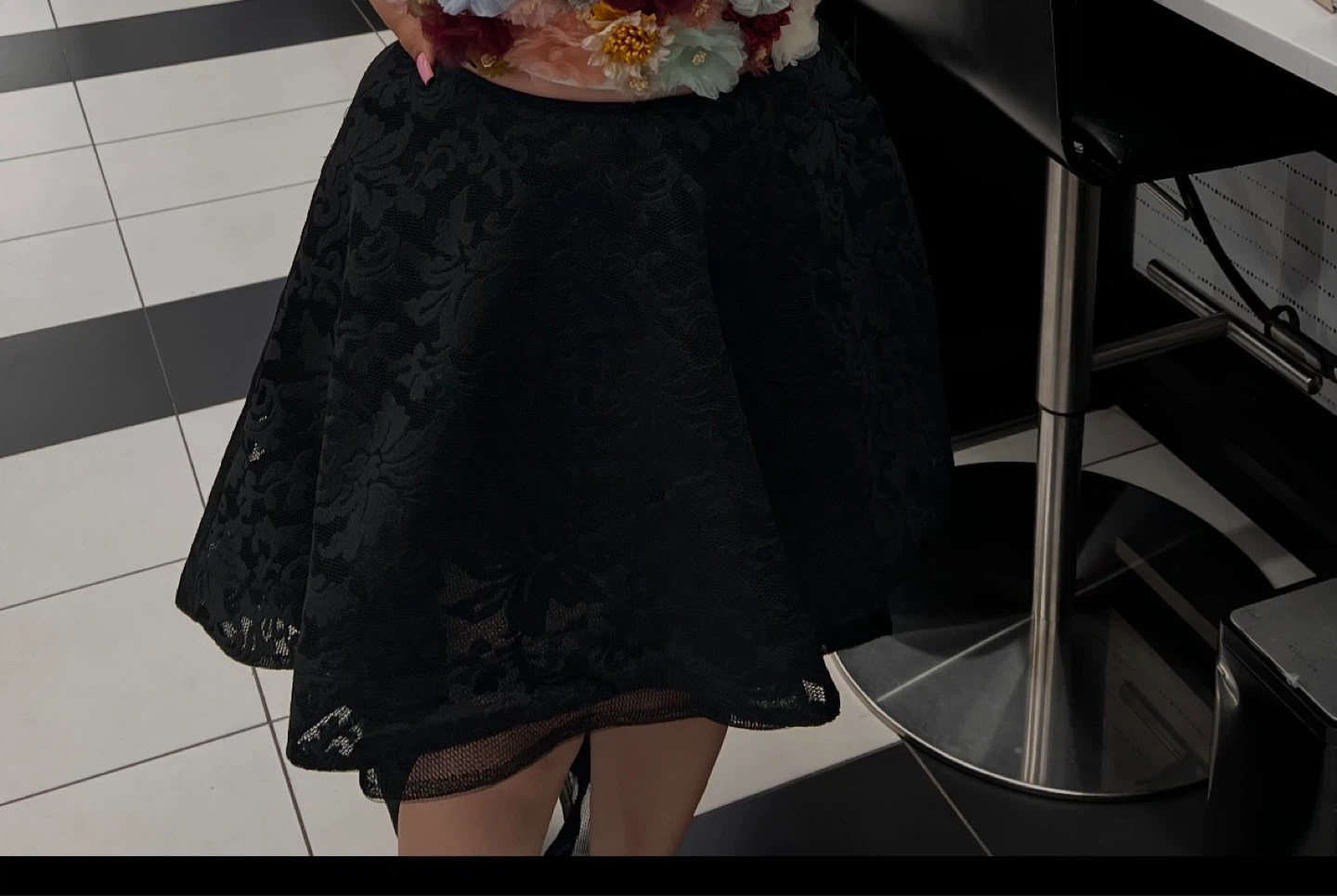 Black skirt