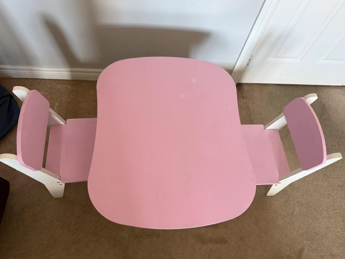 Pink Kids Table and Chairs Set - photo 3