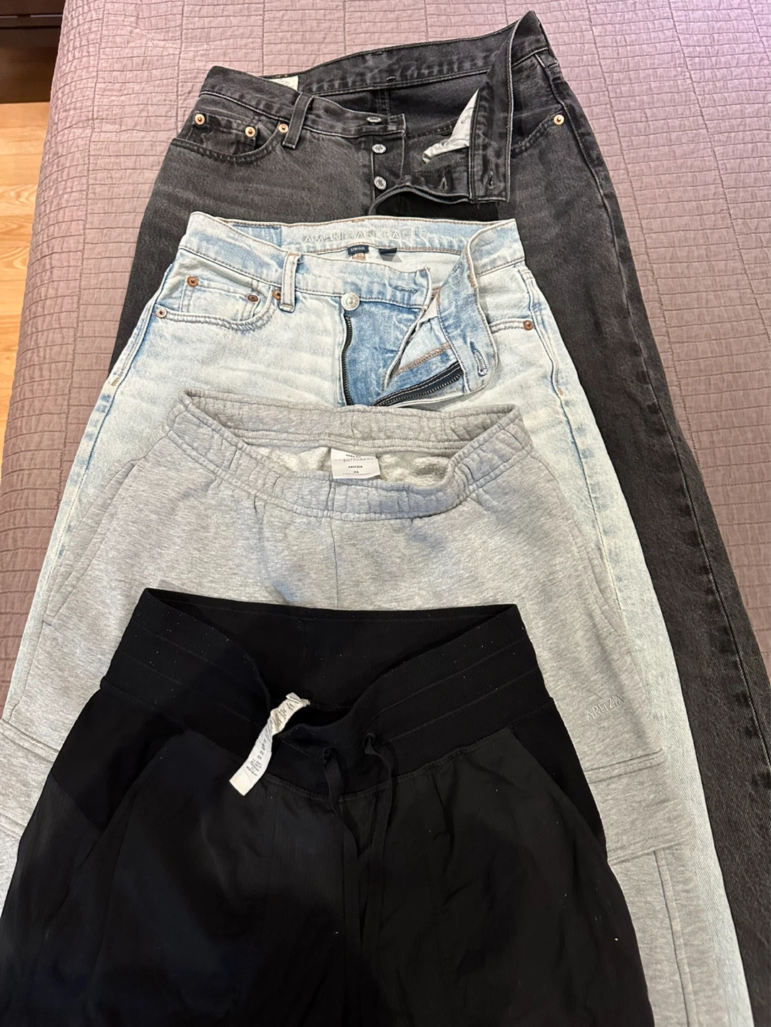 Assorted Women's Pants - Levi's, American Eagle, & More