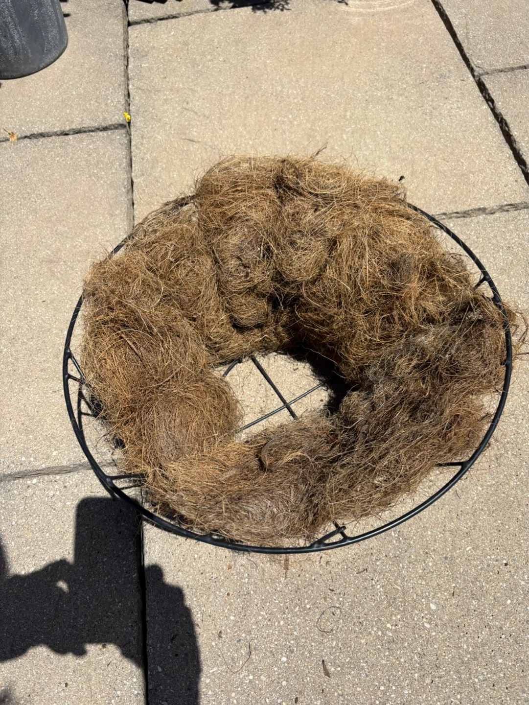 ⚽️ Wire Planter Basket with coir