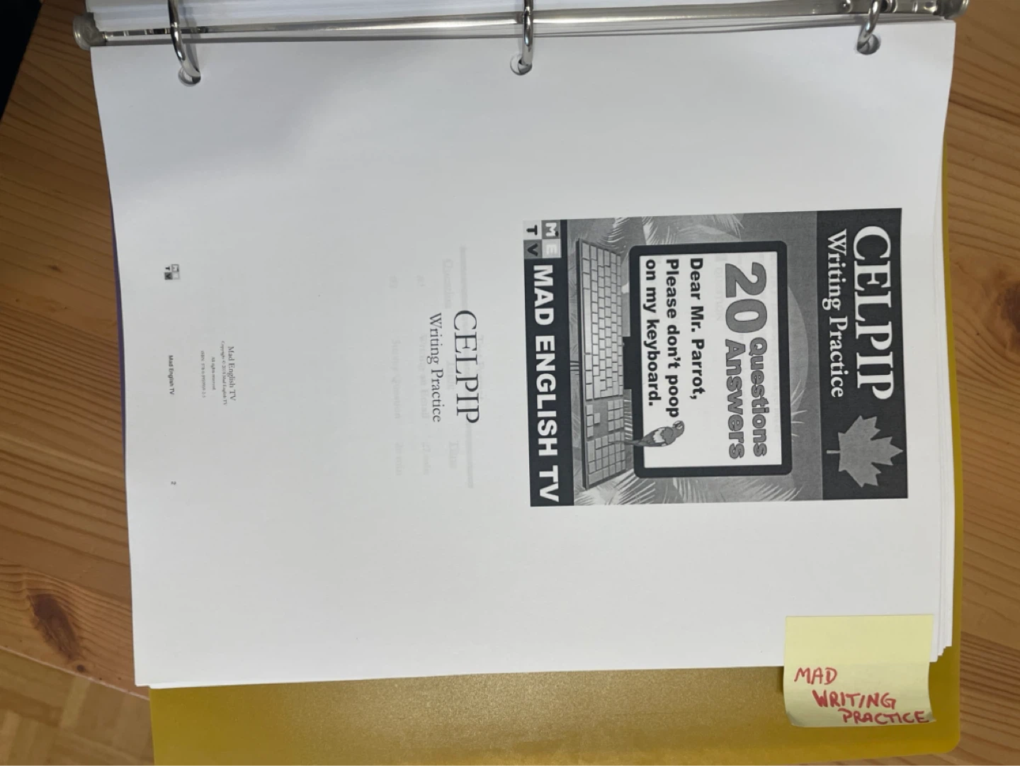 CELPIP General Study Guide and Reading Practice Binder - photo 3
