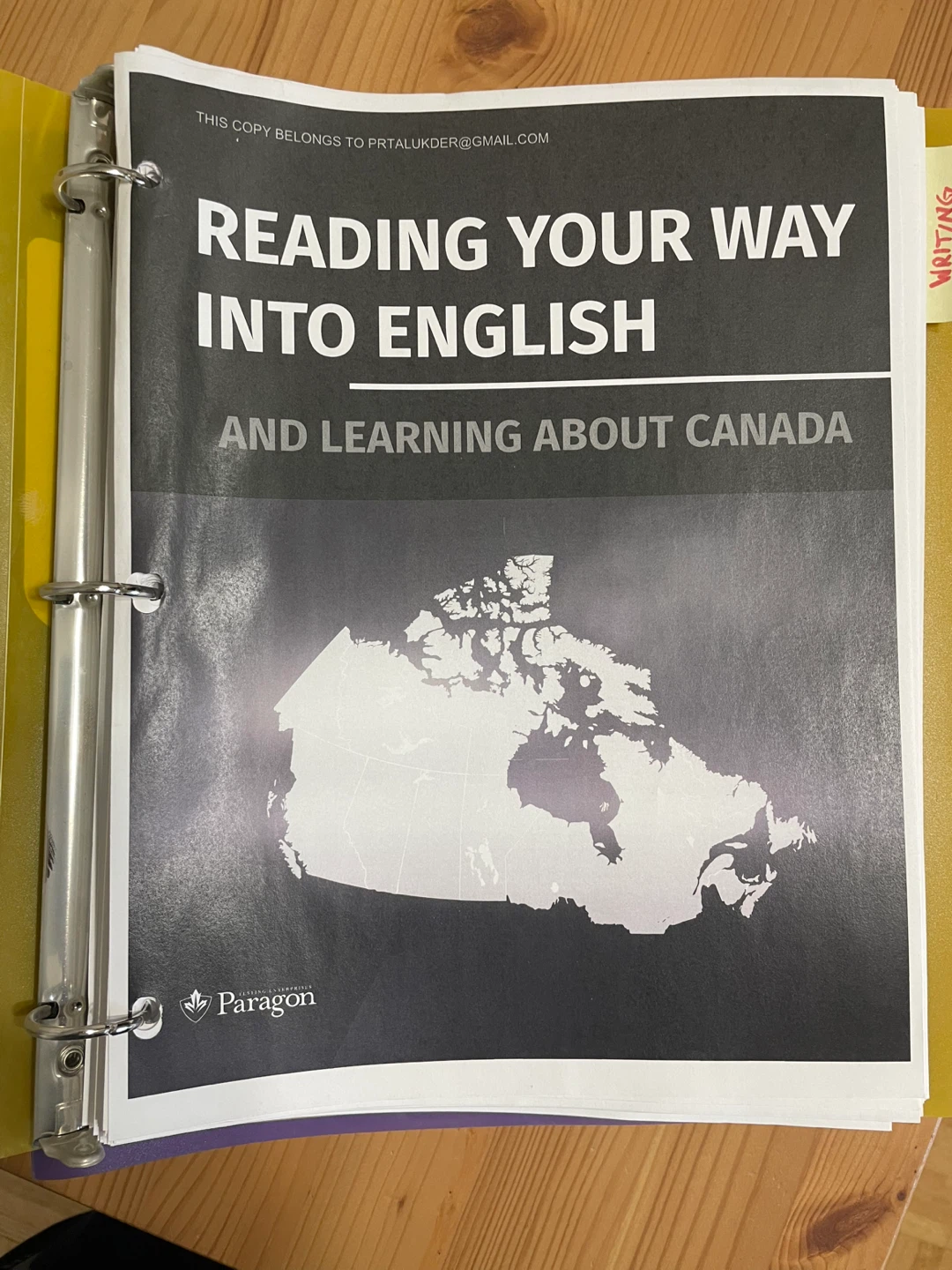 CELPIP General Study Guide and Reading Practice Binder