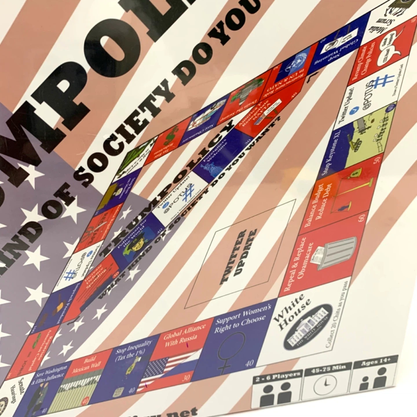 Trump Policy Board Game Strategy Game Party Game New Sealed - photo 4
