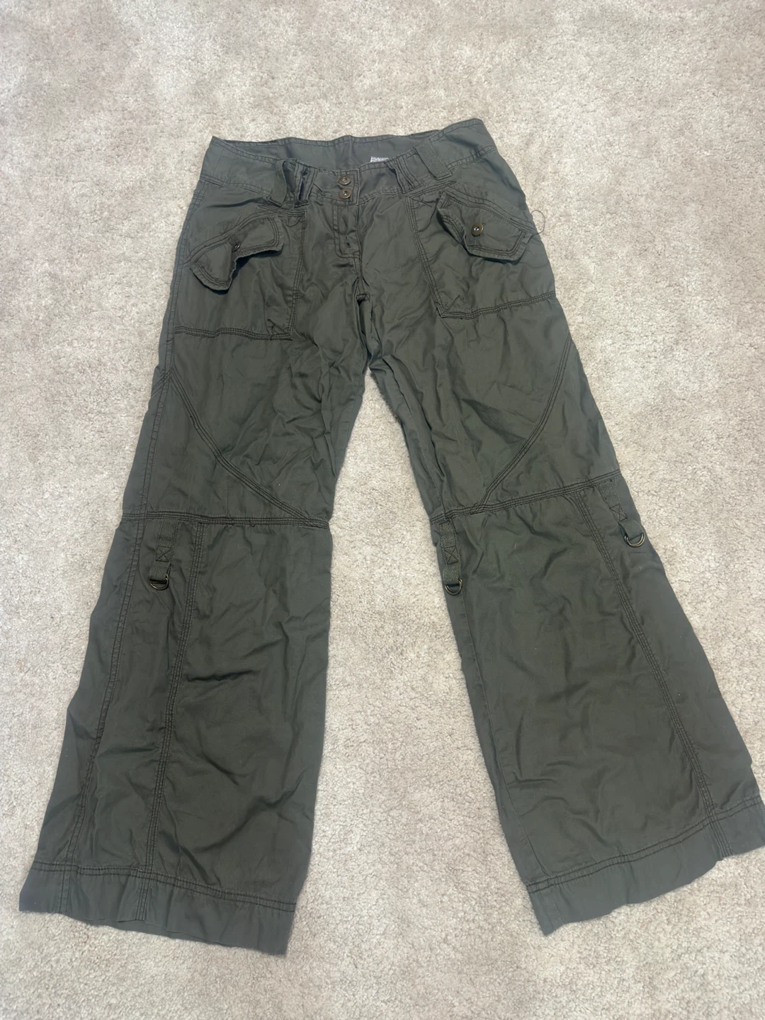 y2k digit@l Clothing Cargo Pants Size 9