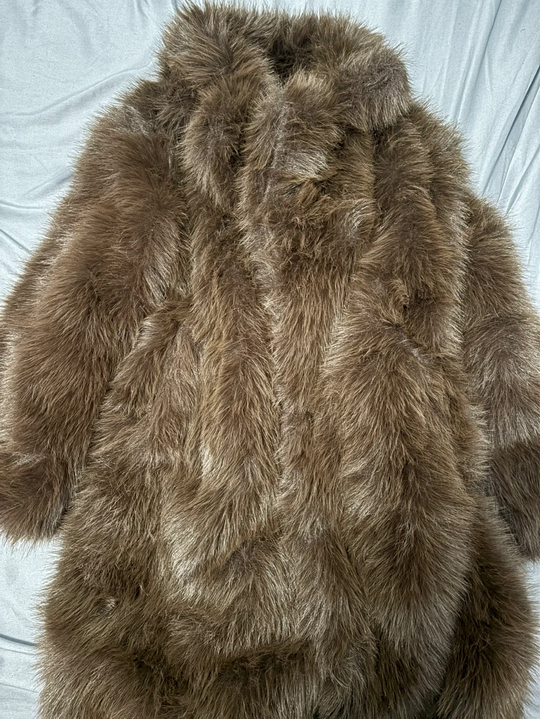 Brown Faux Fur Coat
